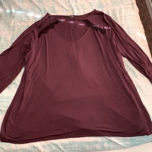 Size 2x papermoon top 3/4 sleeve, key hole front never worn